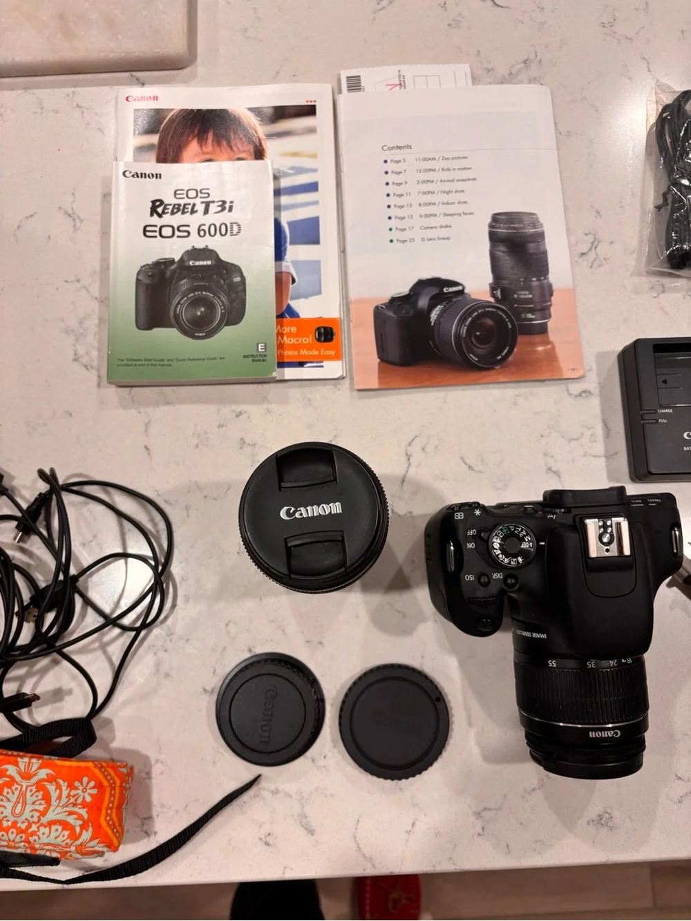Canon EOS Rebel T3i / EOS 600D Camera - Black